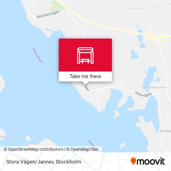 Stora Vägen/Jannev map