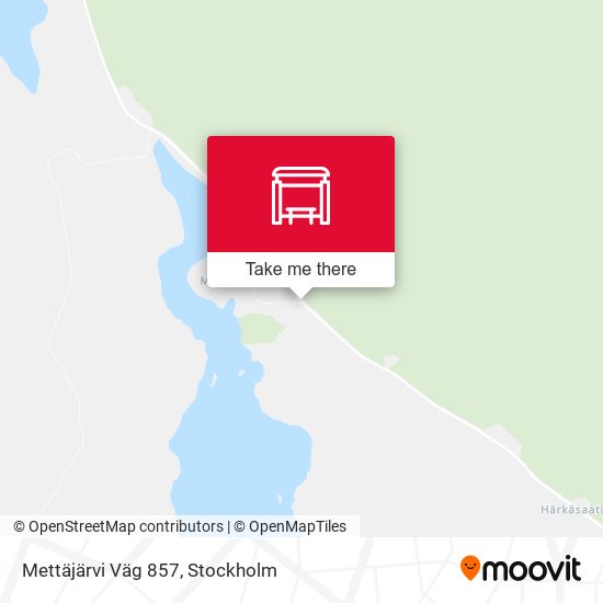 Mettäjärvi Väg 857 map