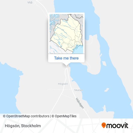 Högsön map