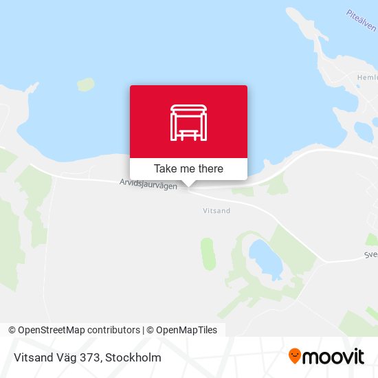 Vitsand Väg 373 map