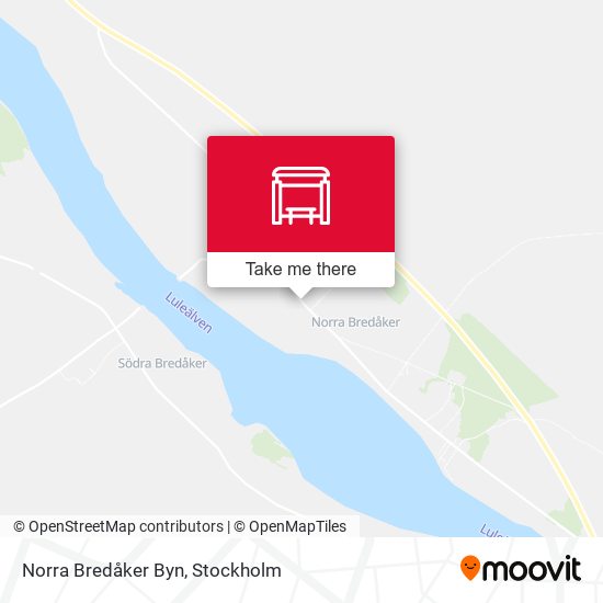 Norra Bredåker Byn map