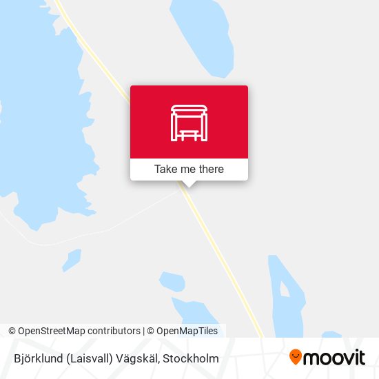 Björklund (Laisvall) Vägskäl map