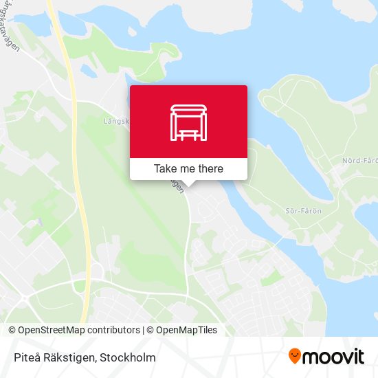 Piteå Räkstigen map