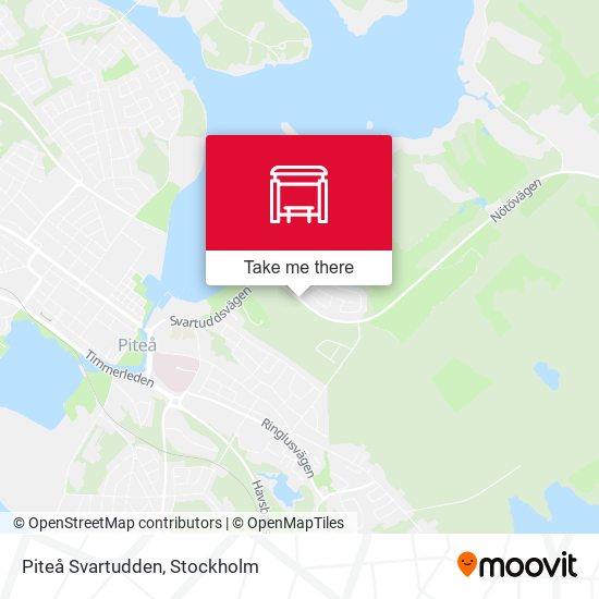 Piteå Svartudden map
