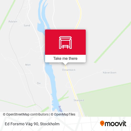 Ed Forsmo Väg 90 map