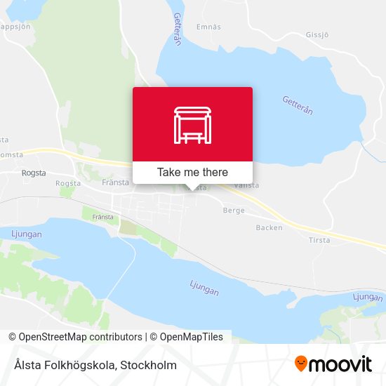 Ålsta Folkhögskola map