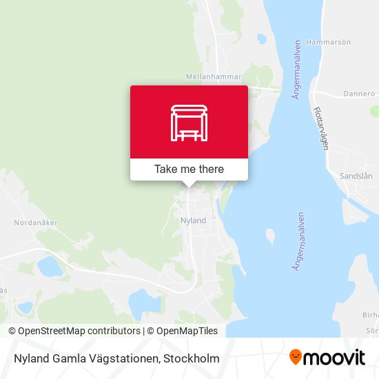 Nyland Gamla Vägstationen map