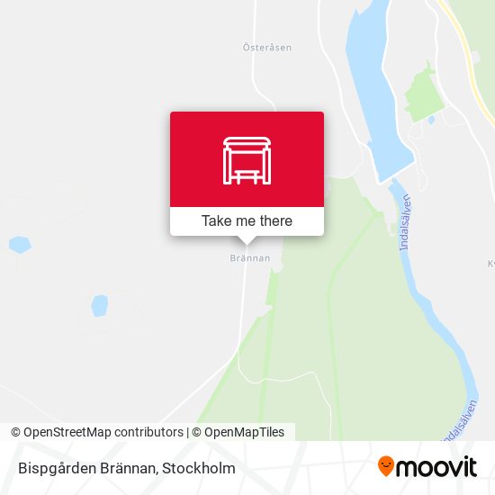 Bispgården Brännan map