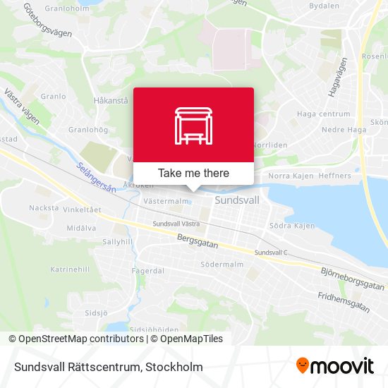 Sundsvall Rättscentrum map
