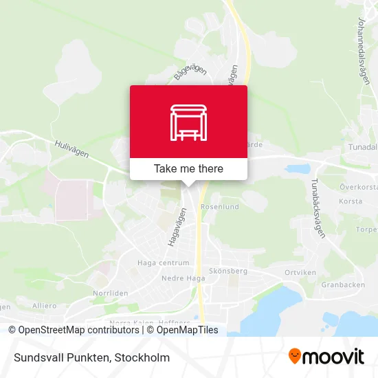 Sundsvall Punkten map