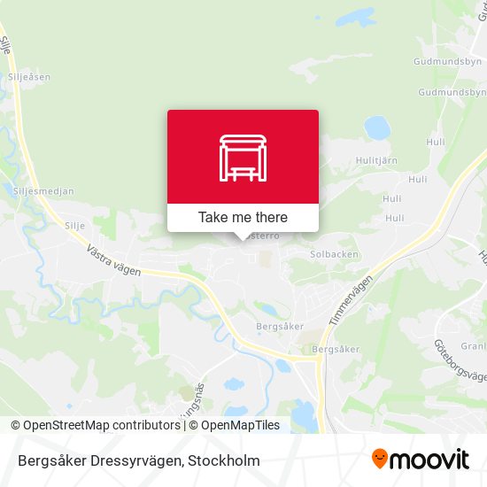 Bergsåker Dressyrvägen map