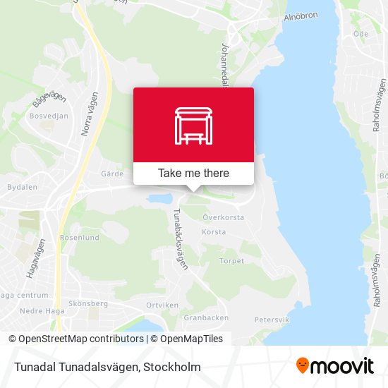 Tunadal Tunadalsvägen map