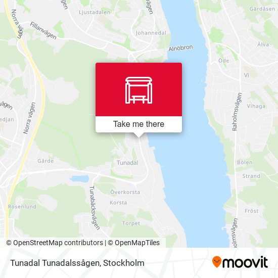 Tunadal Tunadalssågen map