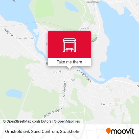 Örnsköldsvik Sund Centrum map