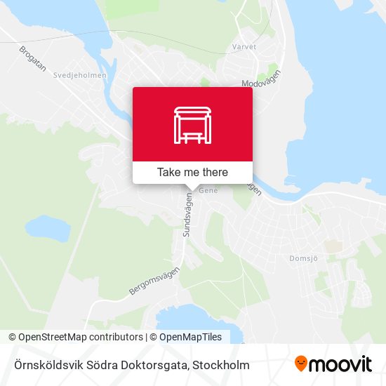 Örnsköldsvik Södra Doktorsgata map