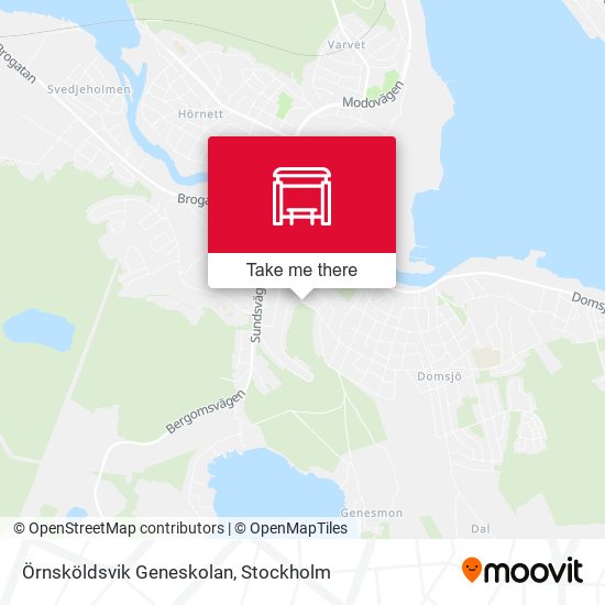 Örnsköldsvik Geneskolan map