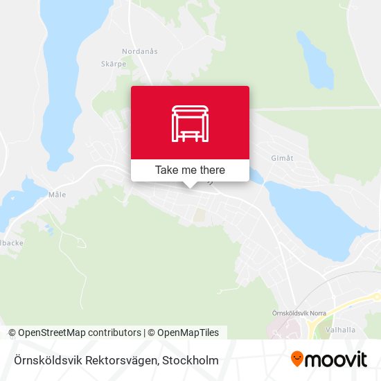 Örnsköldsvik Rektorsvägen map