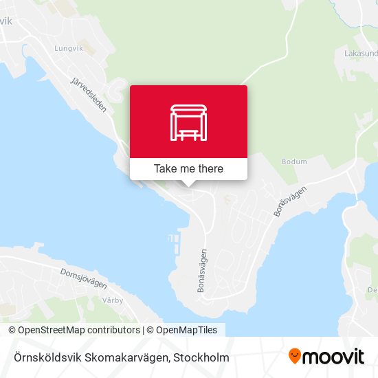 Örnsköldsvik Skomakarvägen map