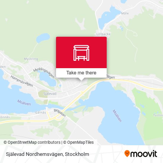 Själevad Nordhemsvägen map