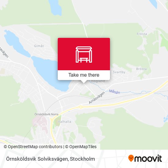 Örnsköldsvik Solviksvägen map