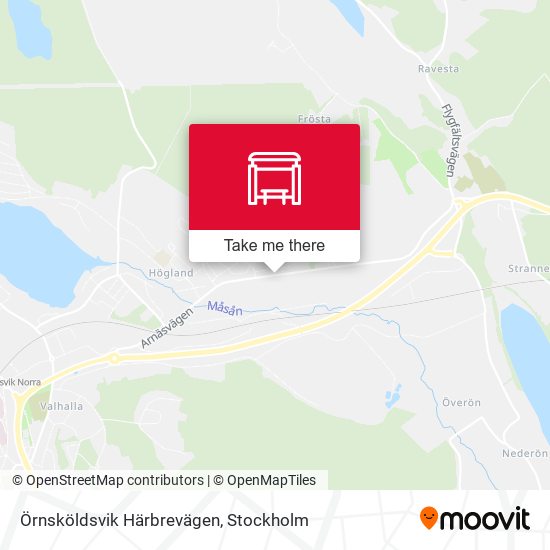 Örnsköldsvik Härbrevägen map