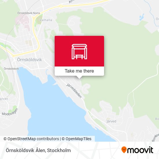 Örnsköldsvik Ålen map