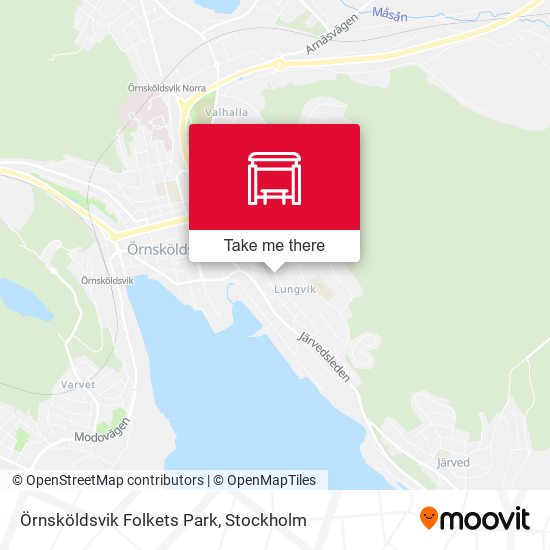 Örnsköldsvik Folkets Park map