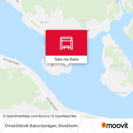 Örnsköldsvik Babordsvägen map