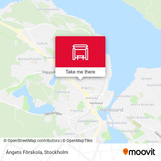 Ängets Förskola map