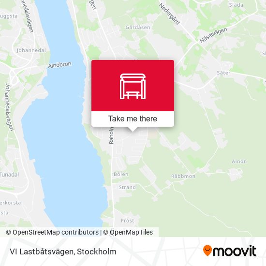 VI Lastbåtsvägen map