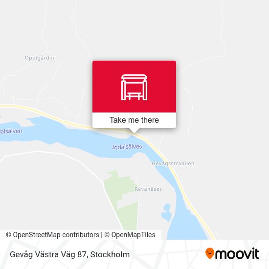 Gevåg Västra Väg 87 map