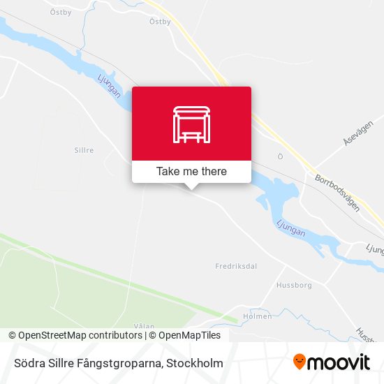 Södra Sillre Fångstgroparna map