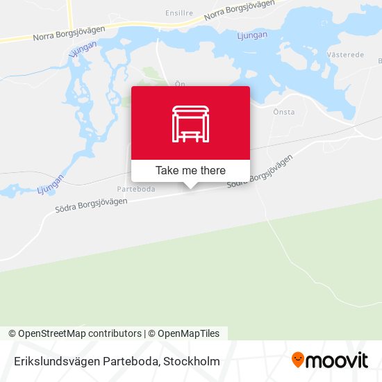 Erikslundsvägen Parteboda map