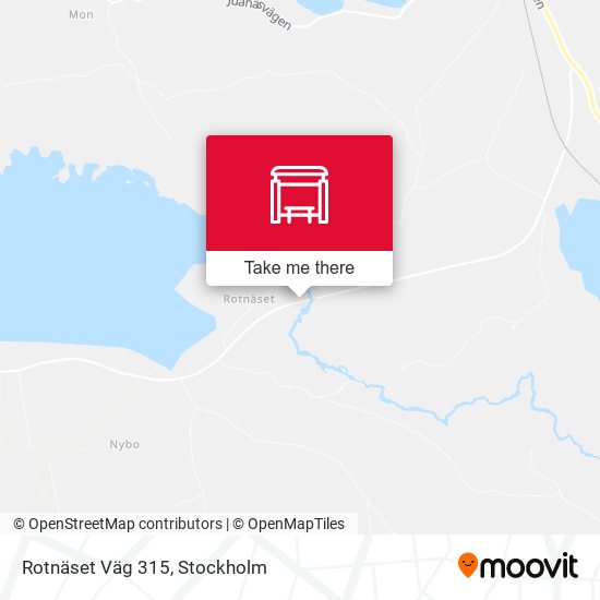 Rotnäset Väg 315 map