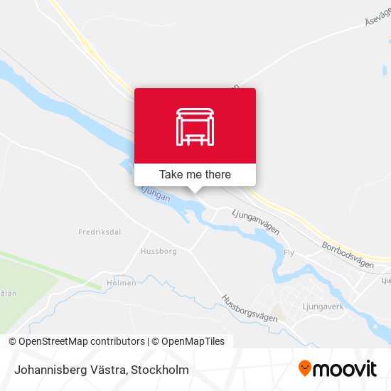 Johannisberg Västra map