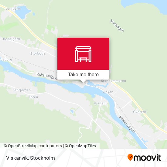 Viskanvik map