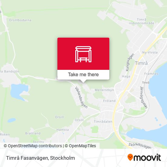 Timrå Fasanvägen map