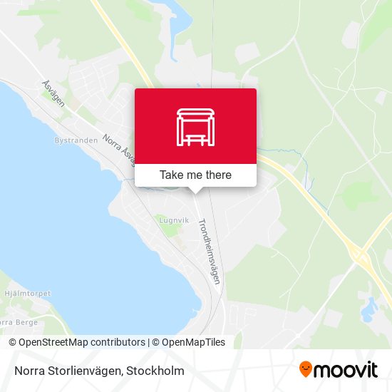 Norra Storlienvägen map