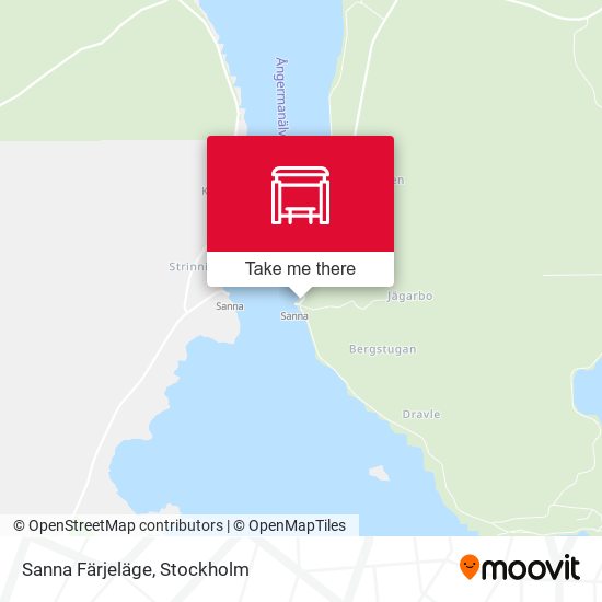 Sanna Färjeläge map