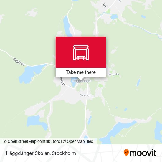 Häggdånger Skolan map