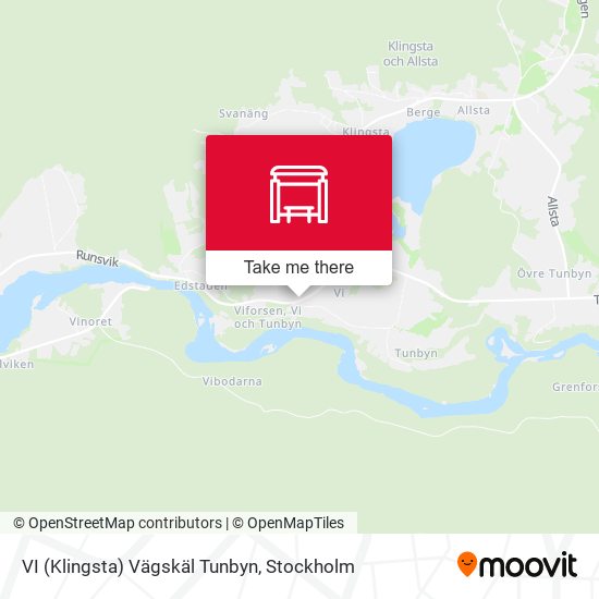 VI (Klingsta) Vägskäl Tunbyn map