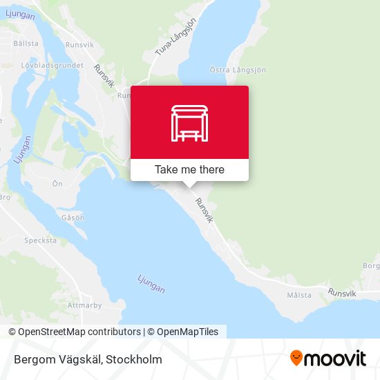 Bergom Vägskäl map