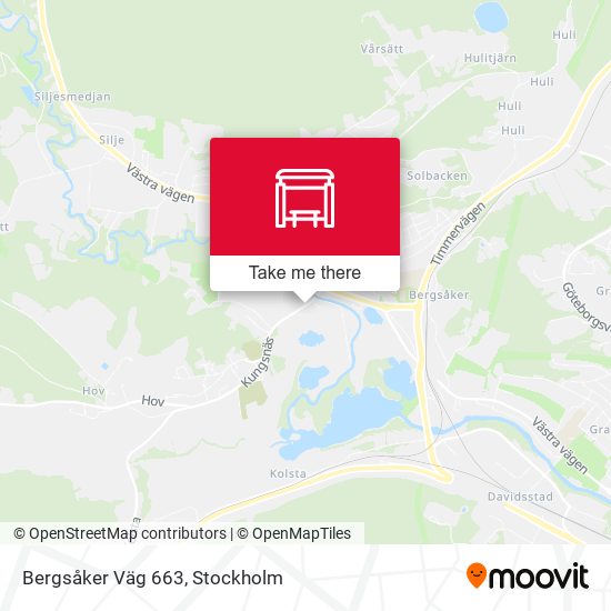 Bergsåker Väg 663 map