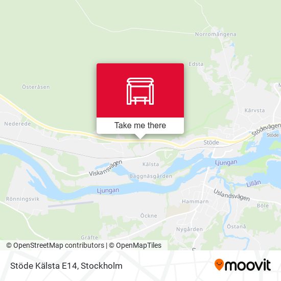 Stöde Kälsta E14 map