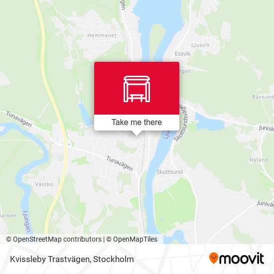 Kvissleby Trastvägen map