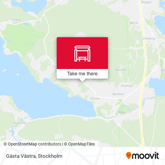 Gästa Västra map