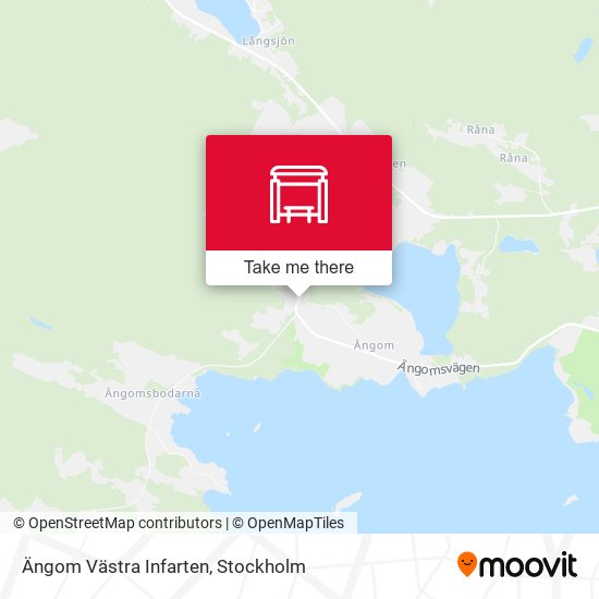 Ängom Västra Infarten map
