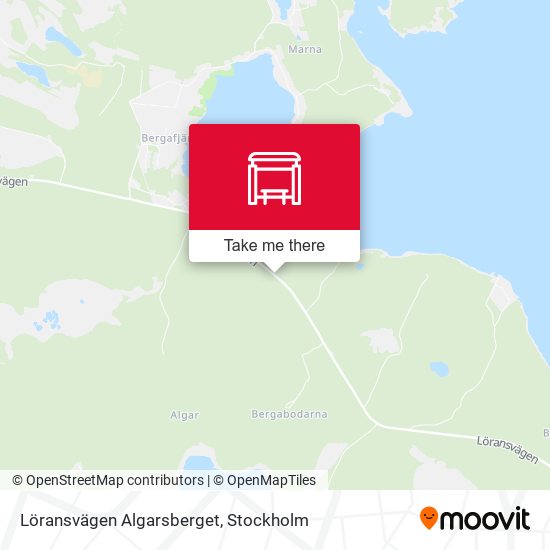 Löransvägen Algarsberget map
