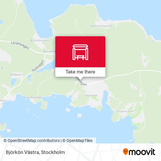 Björkön Västra map