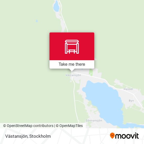 Västansjön map